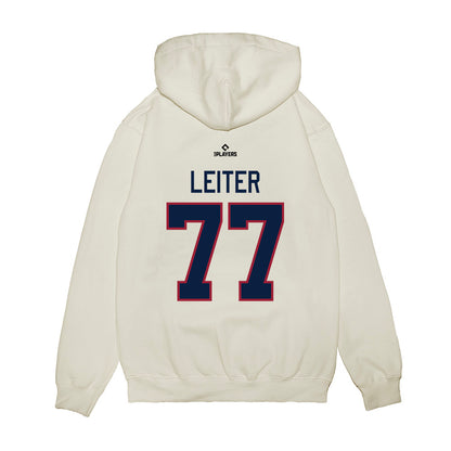 Round Rock Express - MILB Baseball : Jack Leiter - Premium Hooded Sweatshirt-1