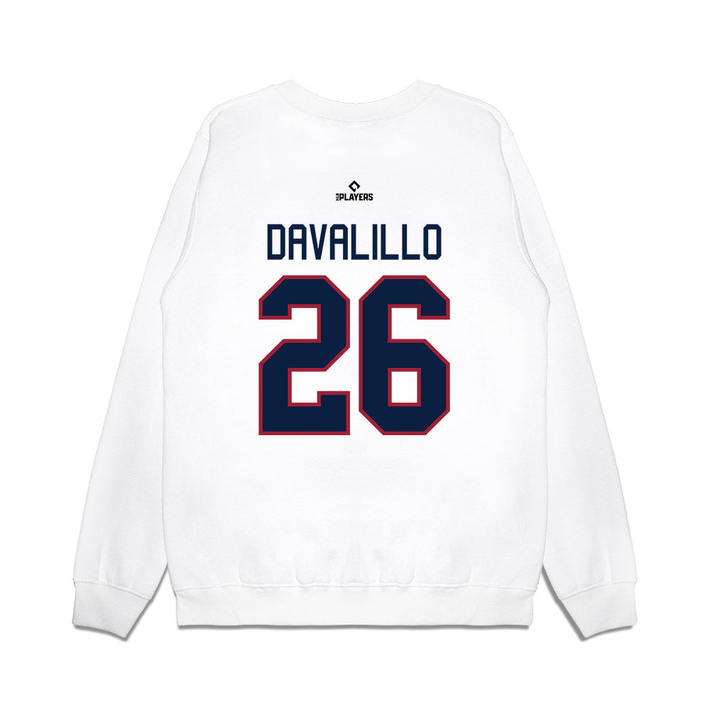 Round Rock Express - MILB Baseball : David Davalillo - Premium Crewneck Sweatshirt-1