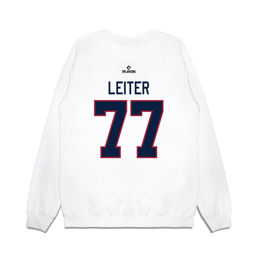 Round Rock Express - MILB Baseball : Jack Leiter - Premium Crewneck Sweatshirt-1