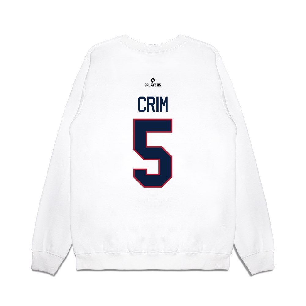 Round Rock Express - MILB Baseball : Blaine Crim - Premium Crewneck Sweatshirt-1