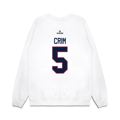 Round Rock Express - MILB Baseball : Blaine Crim - Premium Crewneck Sweatshirt-1
