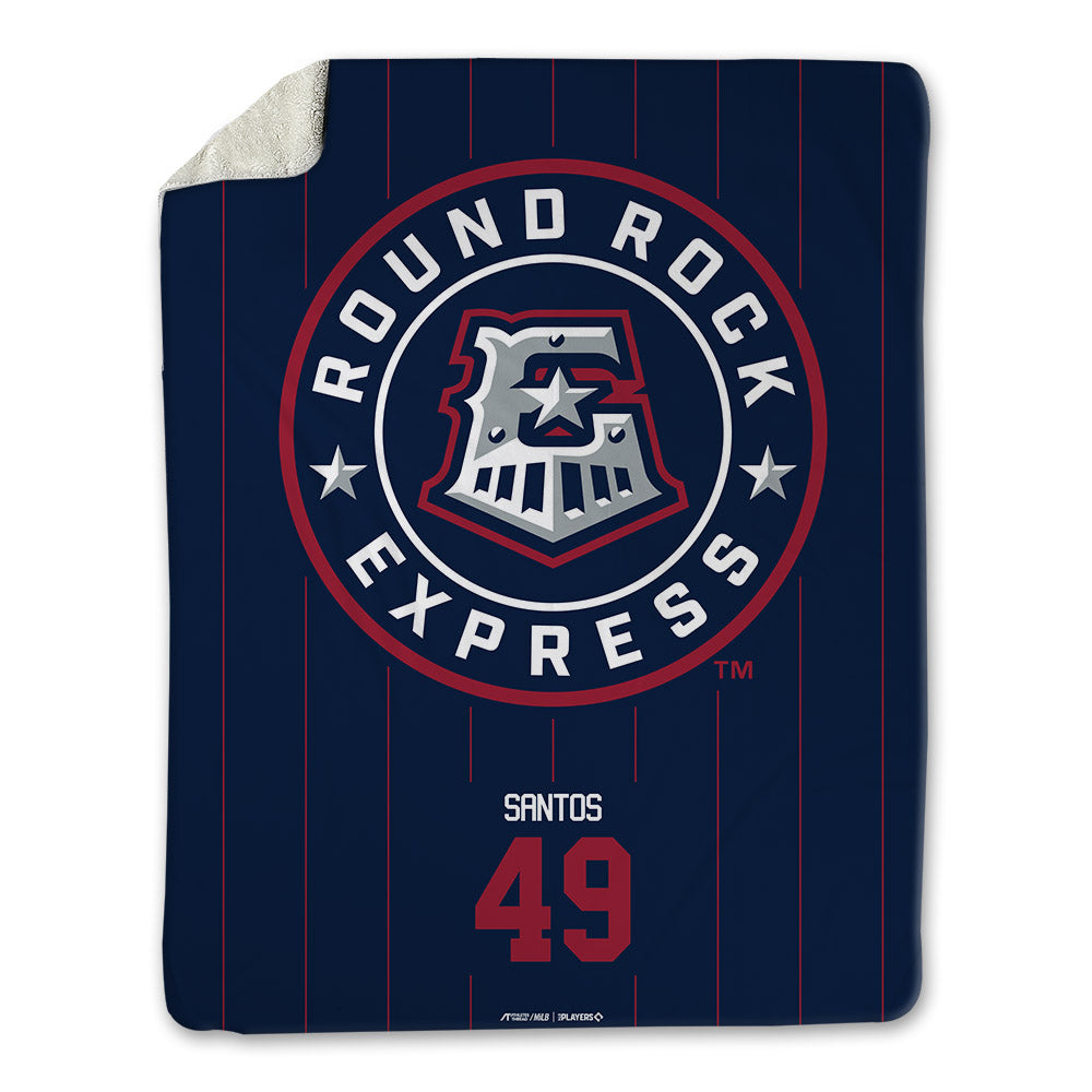 Round Rock Express - MILB Baseball : Winston Santos - Blanket-0