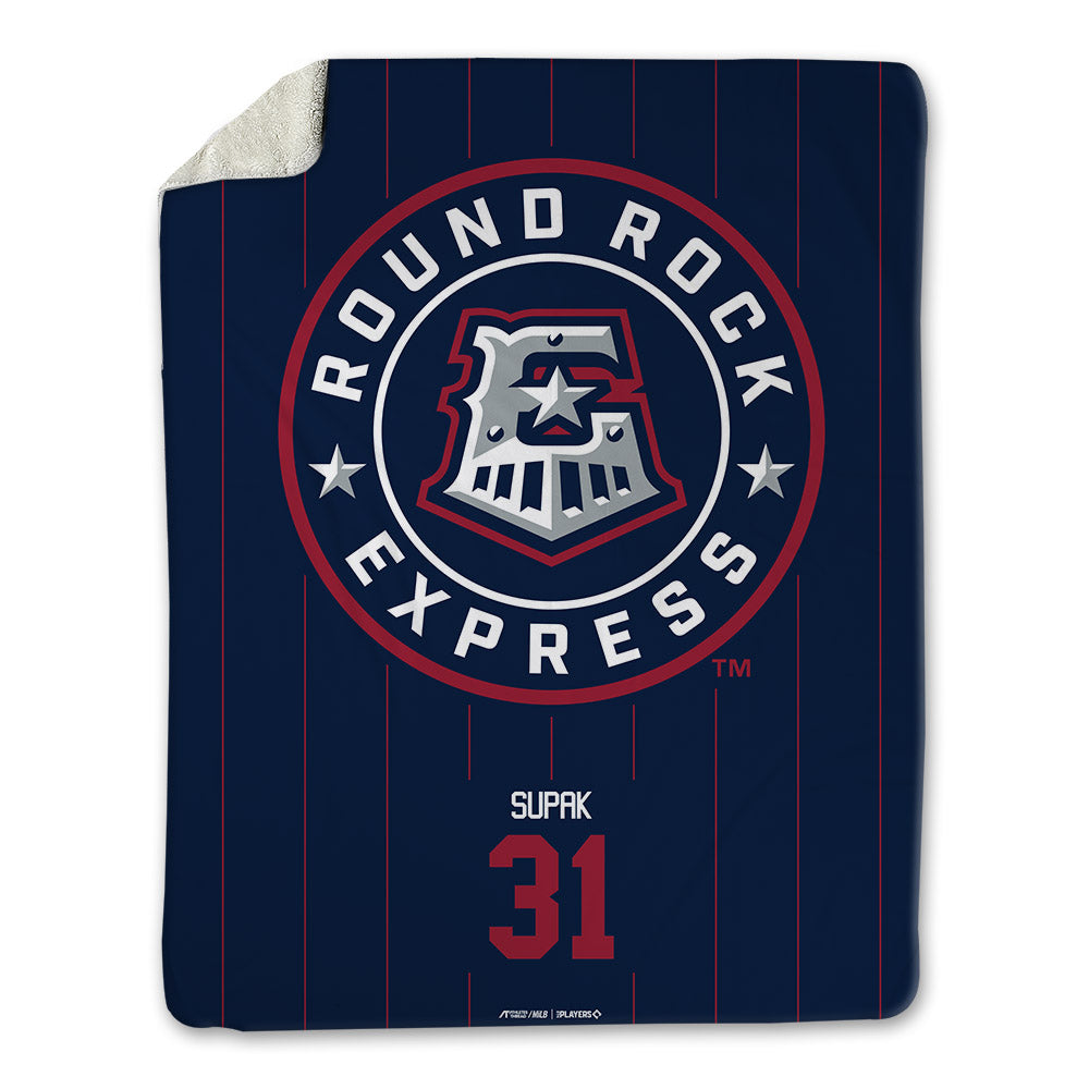 Round Rock Express - MILB Baseball : Trey Supak - Blanket-0