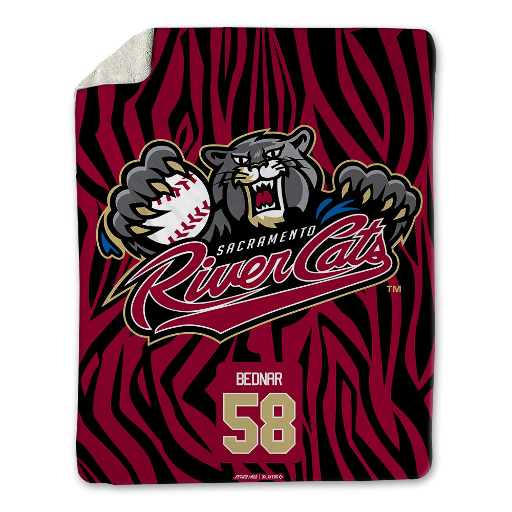 Sac River Cats - MILB Baseball : Will Bednar - Blanket-0