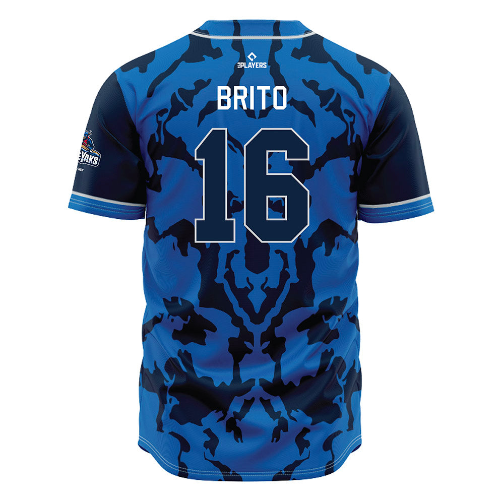 Salem RidgeYaks - MILB Baseball : Josue Brito - Jersey-1