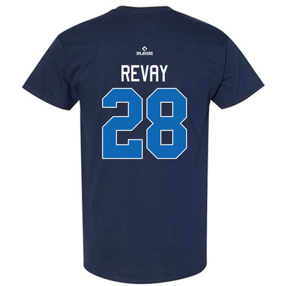Salem RidgeYaks - MILB Baseball : Carson Revay - T-Shirt-1