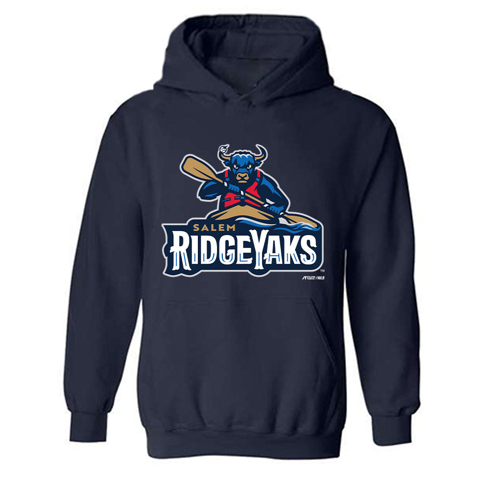 Salem RidgeYaks - MILB Baseball : Justin Barry - Hooded Sweatshirt-0