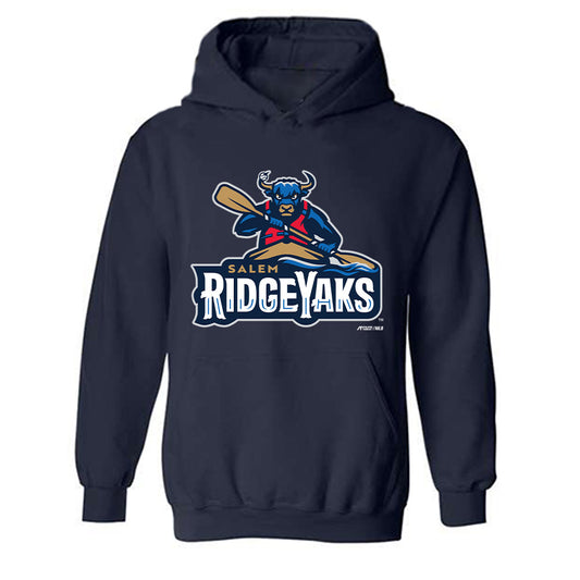 Salem RidgeYaks - MILB Baseball : Berny Ortiz - Hooded Sweatshirt-0