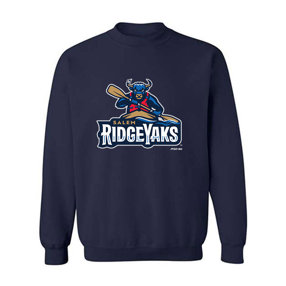 Salem RidgeYaks - MILB Baseball : Dalvinson Reyes - Crewneck Sweatshirt-0