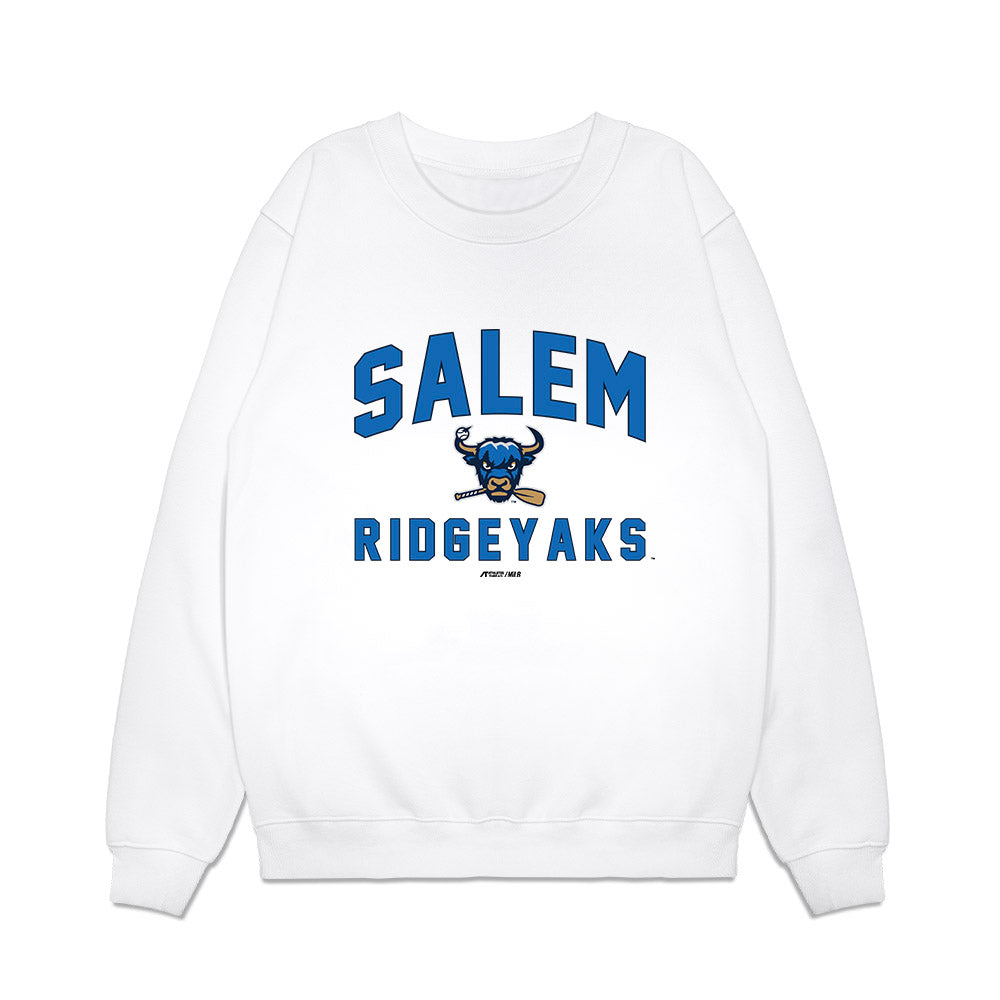 Salem RidgeYaks - MILB Baseball : Yander Bonaci - Premium Crewneck Sweatshirt-0