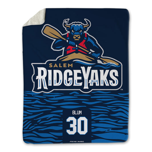 Salem RidgeYaks - MILB Baseball : Harry Blum - Blanket-0