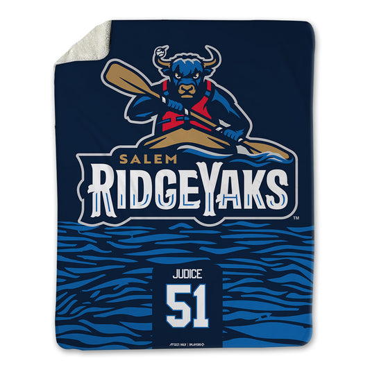 Salem RidgeYaks - MILB Baseball : Nicholas Judice - Blanket-0