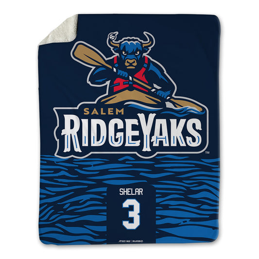 Salem RidgeYaks - MILB Baseball : Martin Shelar - Blanket-0
