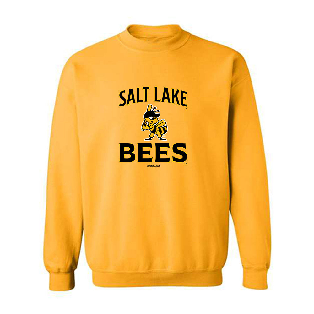 Salt Lake Bees - MILB Baseball : Cade Marlowe - Crewneck Sweatshirt-0