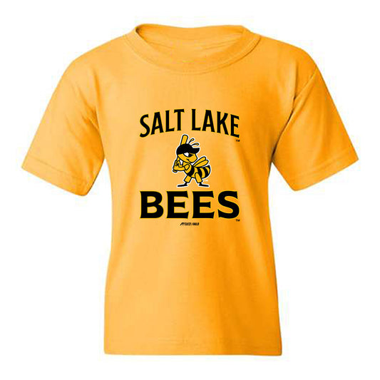 Salt Lake Bees - MILB Baseball : Sam Aldegheri - Youth T-Shirt-0