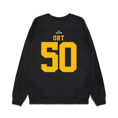 Salt Lake Bees - MILB Baseball : Kaleb Ort - Premium Crewneck Sweatshirt-1
