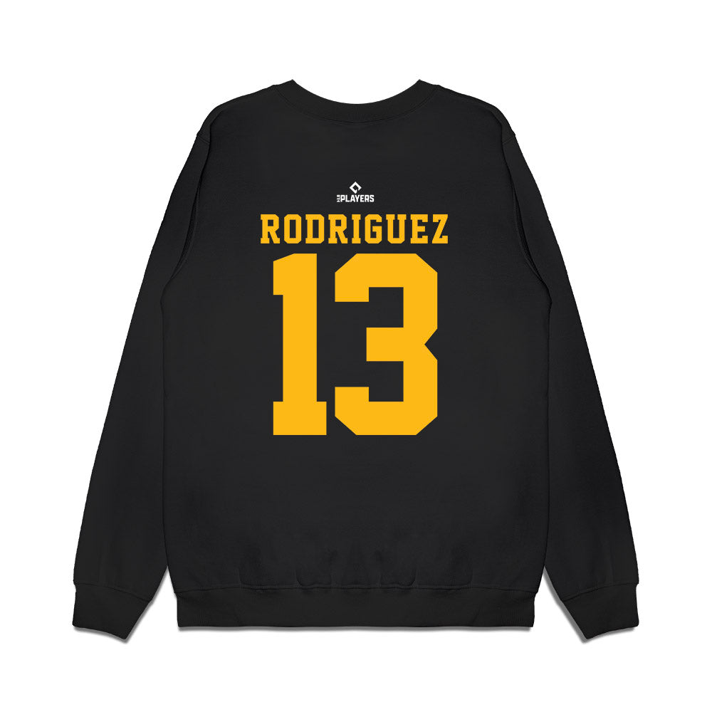Salt Lake Bees - MILB Baseball : Raudi Rodriguez - Premium Crewneck Sweatshirt-1