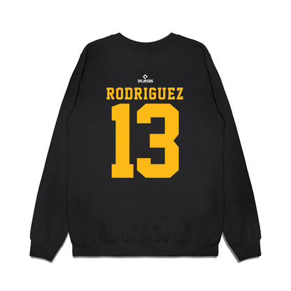 Salt Lake Bees - MILB Baseball : Raudi Rodriguez - Premium Crewneck Sweatshirt-1