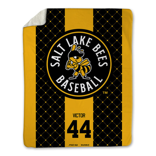 Salt Lake Bees - MILB Baseball : Najer Victor - Blanket-0
