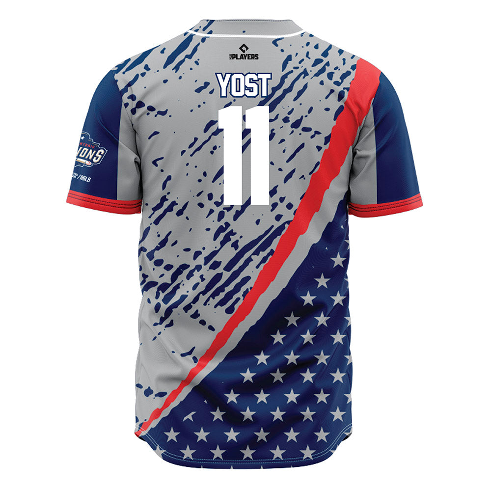 San Antonio Missions - MILB Baseball : Eric Yost - Jersey-1