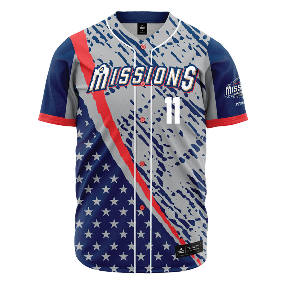 San Antonio Missions - MILB Baseball : Eric Yost - Jersey-0