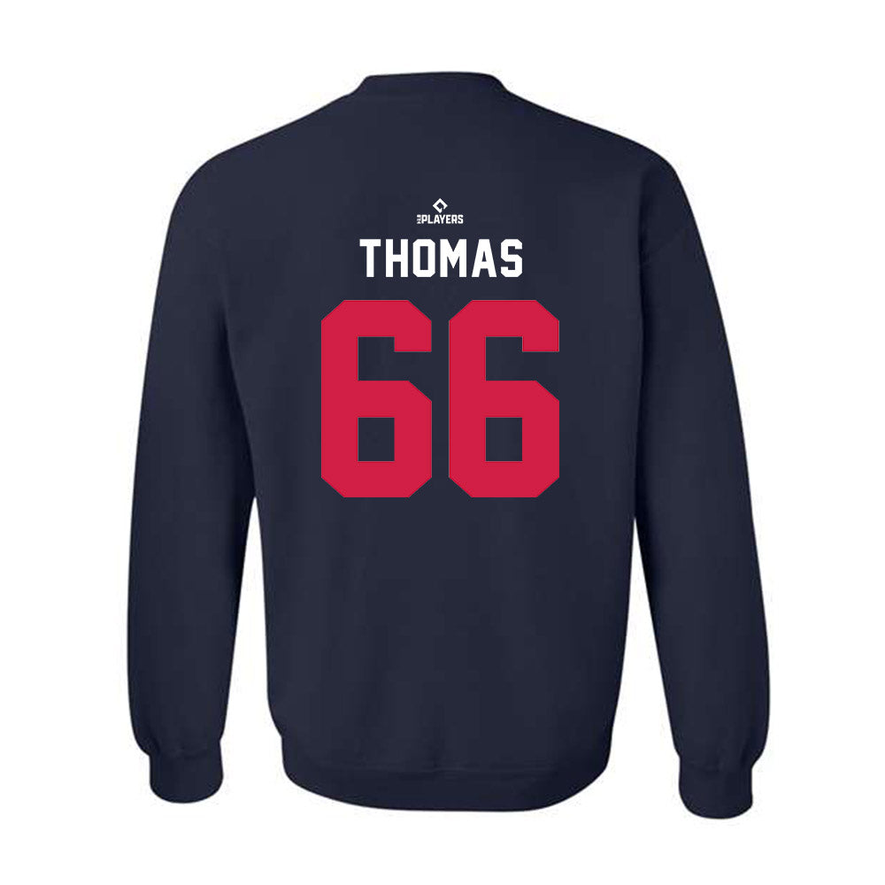 San Antonio Missions - MILB Baseball : Andy Thomas - Crewneck Sweatshirt-1