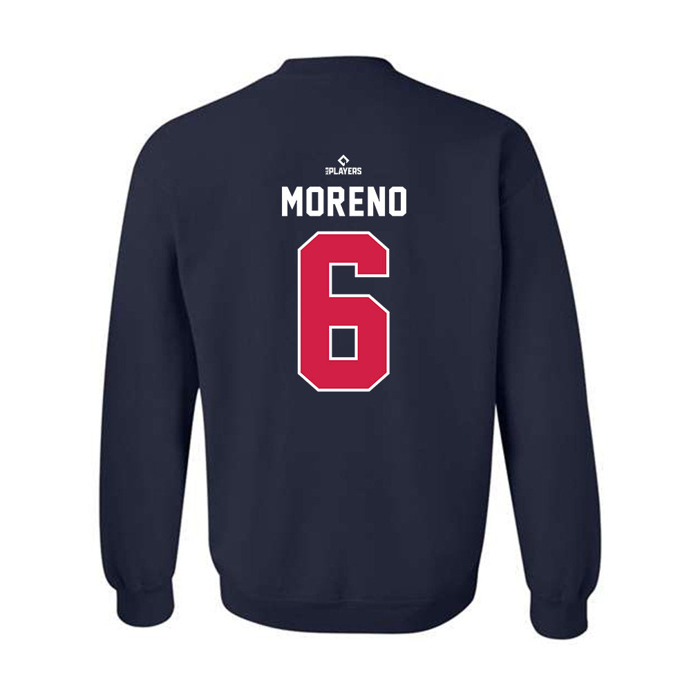 San Antonio Missions - MILB Baseball : Johan Moreno - Crewneck Sweatshirt-1
