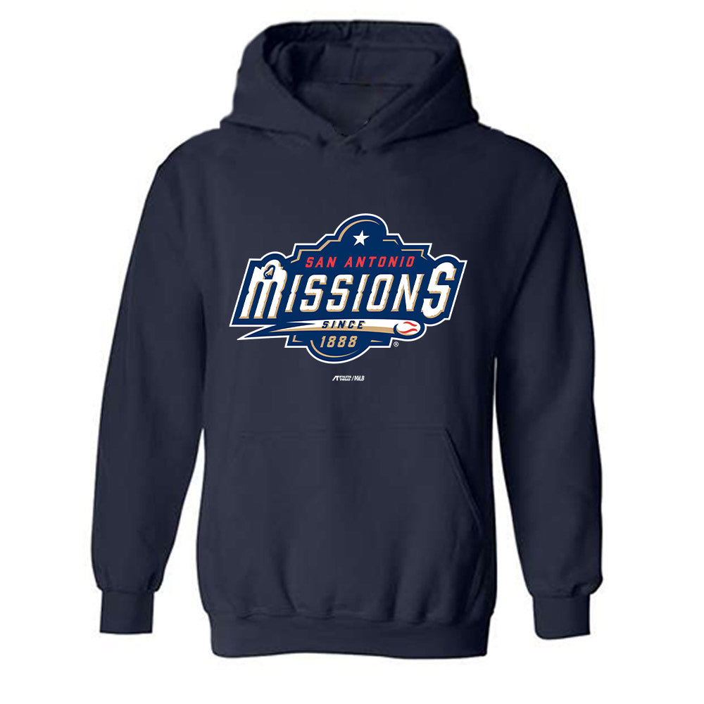 San Antonio Missions - MILB Baseball : Manuel Castro - Hooded Sweatshirt-0