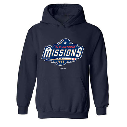 San Antonio Missions - MILB Baseball : Manuel Castro - Hooded Sweatshirt-0