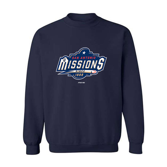 San Antonio Missions - MILB Baseball : Victor Lizarraga - Crewneck Sweatshirt-0