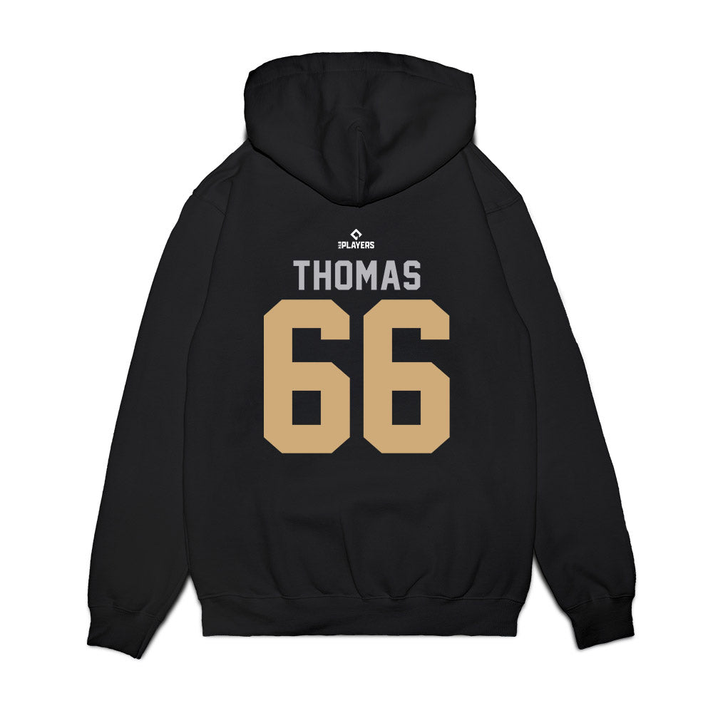 San Antonio Missions - MILB Baseball : Andy Thomas - Premium Hooded Sweatshirt-1