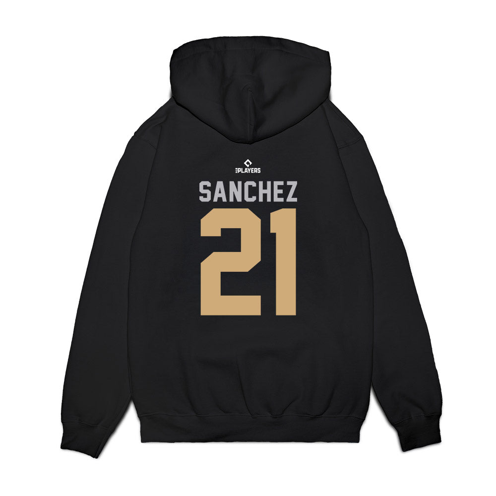 San Antonio Missions - MILB Baseball : Fernando Sanchez - Premium Hooded Sweatshirt-1