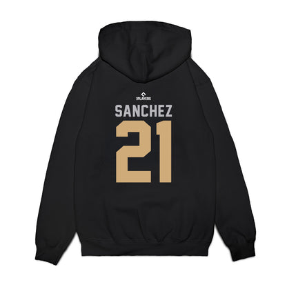 San Antonio Missions - MILB Baseball : Fernando Sanchez - Premium Hooded Sweatshirt-1