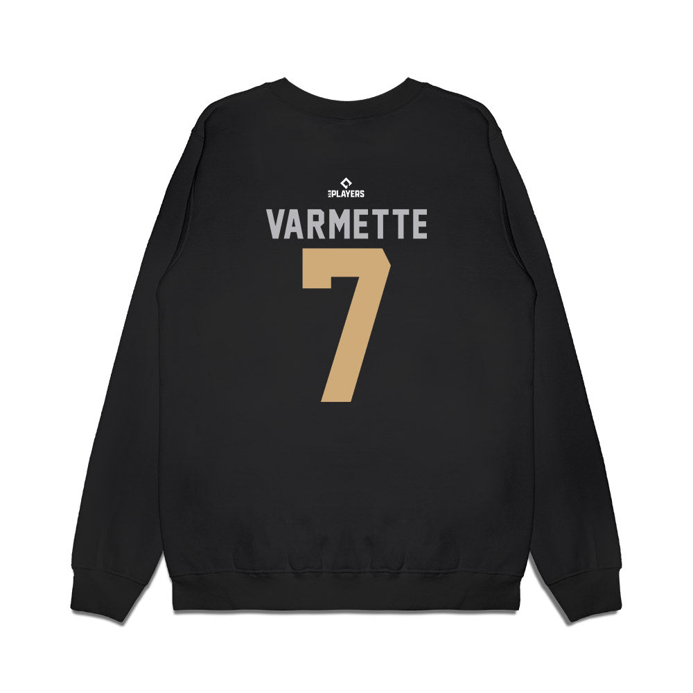 San Antonio Missions - MILB Baseball : Will Varmette - Premium Crewneck Sweatshirt-1
