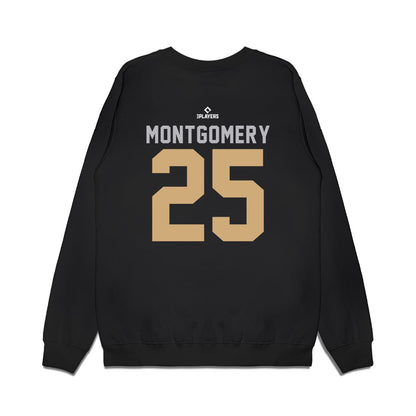 San Antonio Missions - MILB Baseball : Carson Montgomery - Premium Crewneck Sweatshirt-1