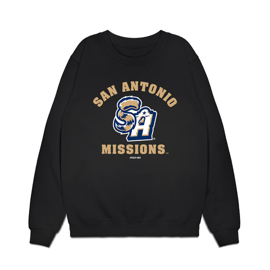 San Antonio Missions - MILB Baseball : Tirso Ornelas - Premium Crewneck Sweatshirt-0