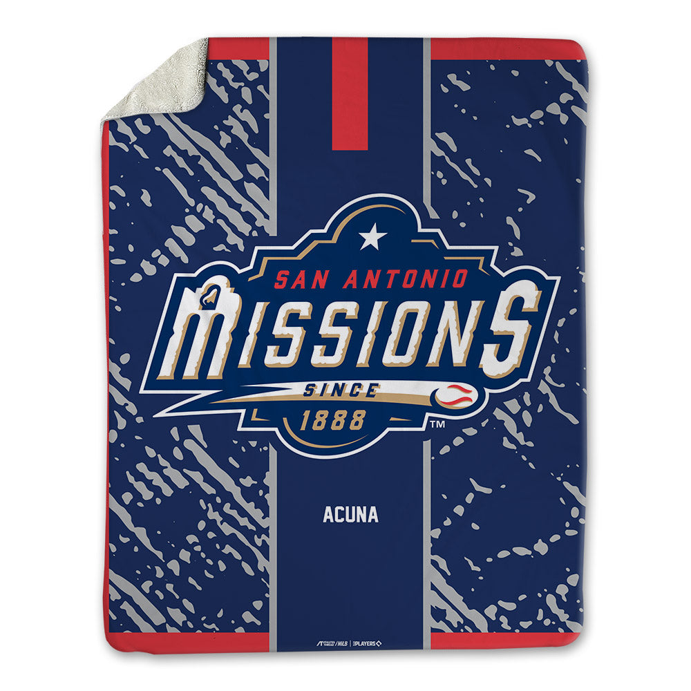 San Antonio Missions - MILB Baseball : Francisco Acuna - Blanket-0