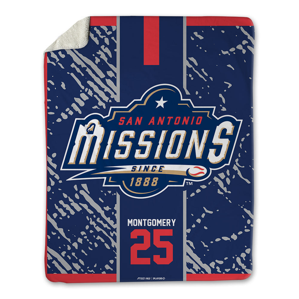 San Antonio Missions - MILB Baseball : Carson Montgomery - Blanket-0