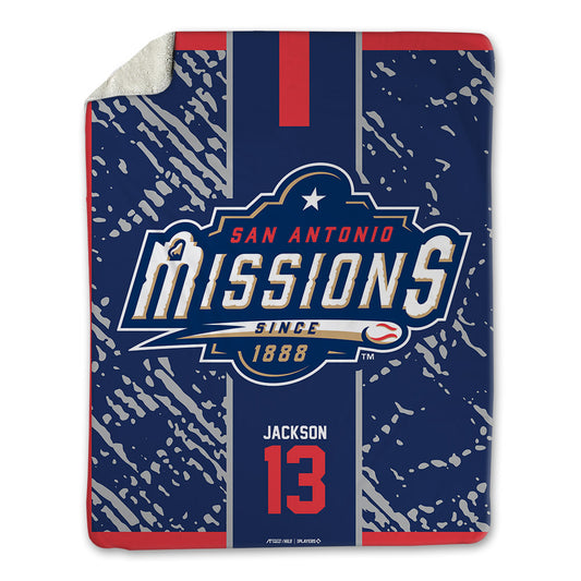 San Antonio Missions - MILB Baseball : Ryan Jackson - Blanket-0