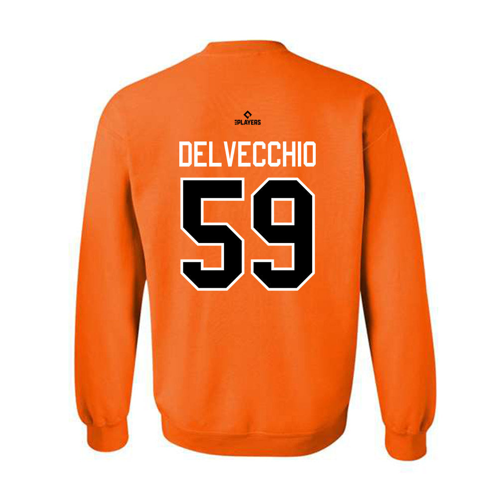 San Jose Giants - MILB Baseball : Cody Delvecchio - Crewneck Sweatshirt-1