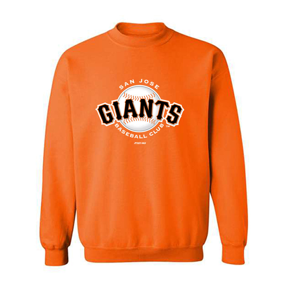 San Jose Giants - MILB Baseball : Keyner Martinez - Crewneck Sweatshirt-0