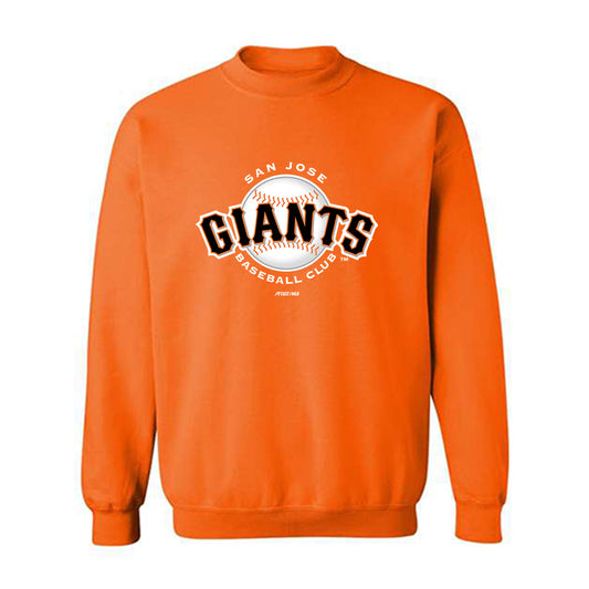San Jose Giants - MILB Baseball : Andy Polanco - Crewneck Sweatshirt-0