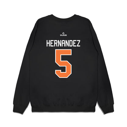 San Jose Giants - MILB Baseball : Luis Hernandez - Premium Crewneck Sweatshirt-1