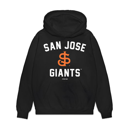 San Jose Giants - MILB Baseball : Ben Bybee - Premium Hooded Sweatshirt-0
