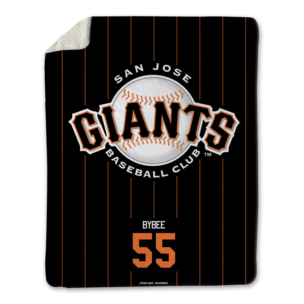 San Jose Giants - MILB Baseball : Ben Bybee - Blanket-0