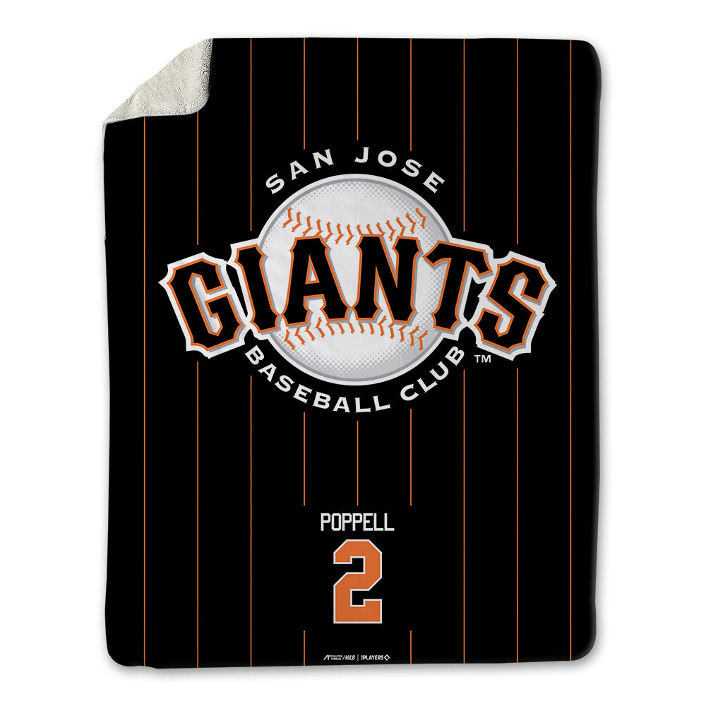San Jose Giants - MILB Baseball : Broedy Poppell - Blanket-0
