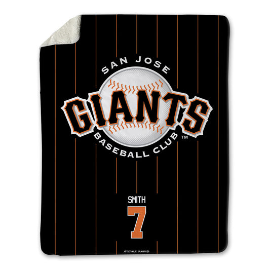 San Jose Giants - MILB Baseball : Drew Smith - Blanket-0