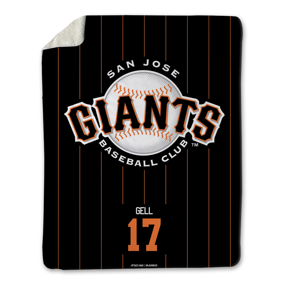 San Jose Giants - MILB Baseball : Scott Gell - Blanket-0