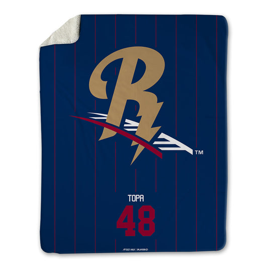 SWB RailRiders - MILB Baseball : Justin Topa - Blanket-0