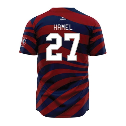 Somerset Patriots - MILB Baseball : Dom Hamel - Jersey-1
